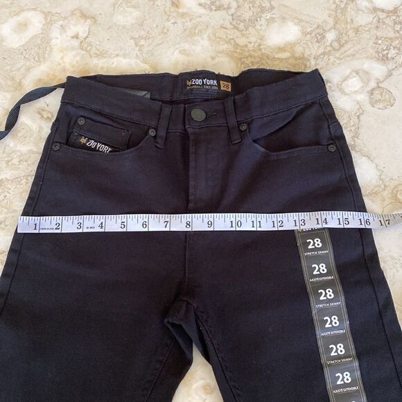 NWT Zoo York Stretch Skinny Skateboarding Jeans Black 28” Waist - Unisex - Picture 10 of 12